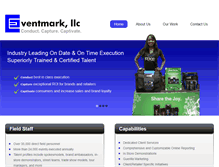 Tablet Screenshot of eventmarkllc.com